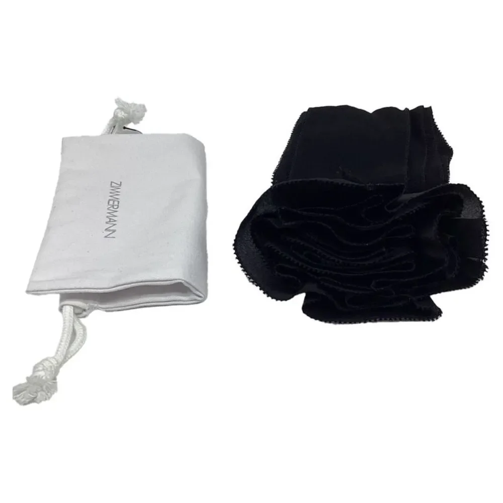 Zimmermann Flower Neck Scarf in Black Viscose